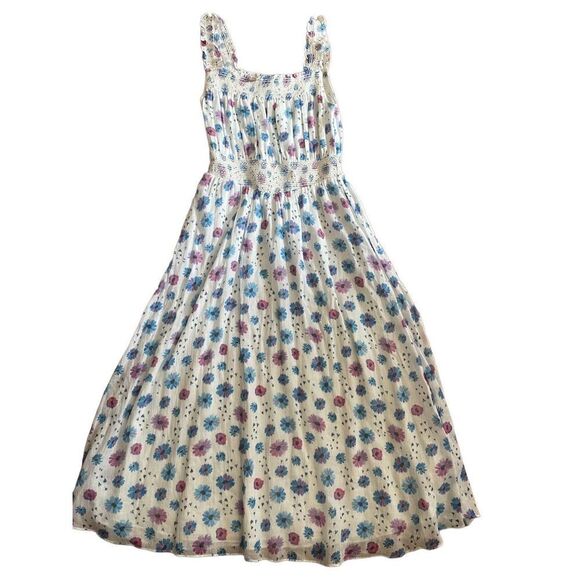 LoveShackFancy Pasha Deep Cotton Candy Dress Size XS Floral - Picture 2 of 12